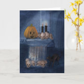 ブーイング! ハロウィンカード カード (黄色い花)