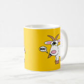 ブーイング! ヤギ コーヒーマグカップ (正面右)