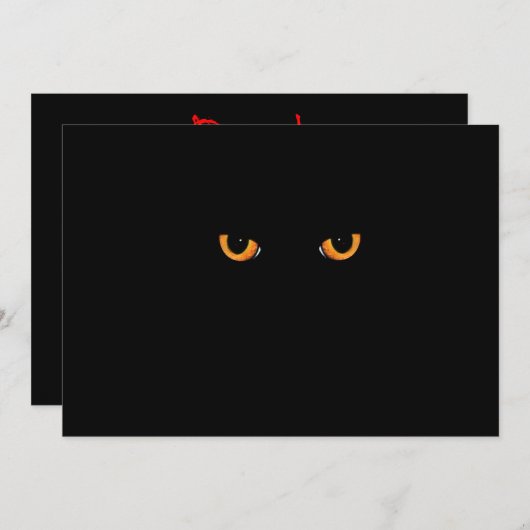 ブーイング! 招待状 (正面/裏面)