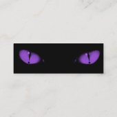 ブーイング-紫色のプロフィールカード スキニー名刺 (裏面)