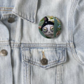 ブーイング! Cobbyとうもろこし畑のクリーパーボタン 缶バッジ (インサイチュ)