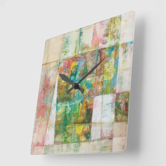 ブーイングIVをかいま見て下さい スクエア壁時計 (傾斜)