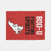 ブーイングUの戦い精神のフリースブランケット フリースブランケット (正面(横))