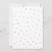 ブーイ・オア・グルー ハロウィン ゴースト 性別発表パーティー 招待状 (裏面)