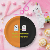ブーイ/グールハロウィーン幽霊ジェンダーリビール ペーパープレート (パーティー)