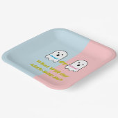 ブーイ/グールハロウィーン幽霊ジェンダーリビール ペーパープレート (傾斜あり)