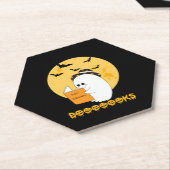 ブーウークシャツブブブッ読クのハロウィン ペーパーコースター (アングル)