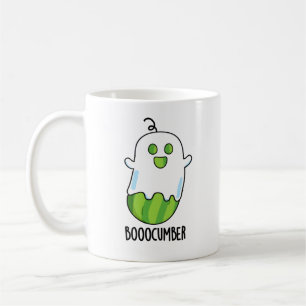 ブーカンバおもしろい幽霊キュウリパン コーヒーマグカップ