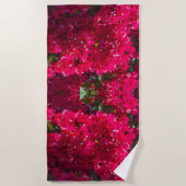 ブーガインビラ素晴らしビーチタオル ビーチタオル (正面)