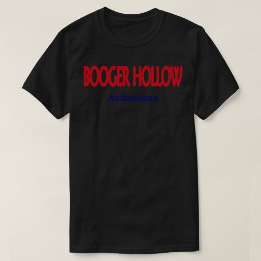 ブーガーホローアーカンソーTシャツ Tシャツ (デザイン正面)