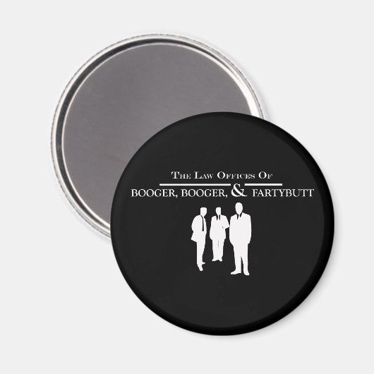 ブーガー・ブーガーとファルトバットの法律事務所 マグネット (正面/裏面)