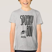 ブーキッズハロウィン不気味ワイシャツ トライブレンドＴシャツ (正面)