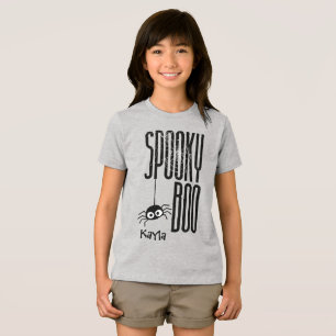 ブーキッズハロウィン不気味ワイシャツ トライブレンドTシャツ