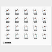 ブーギーウギおもしろいー音楽幽霊プリン ラウンドシール (シート)