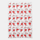 ブーギーウギーサンタクロウスホリデーキッチンタオル キッチンタオル (縦)