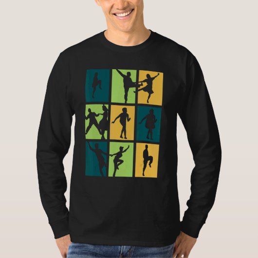 ブーギーウギーダンスレトロ Tシャツ (正面)