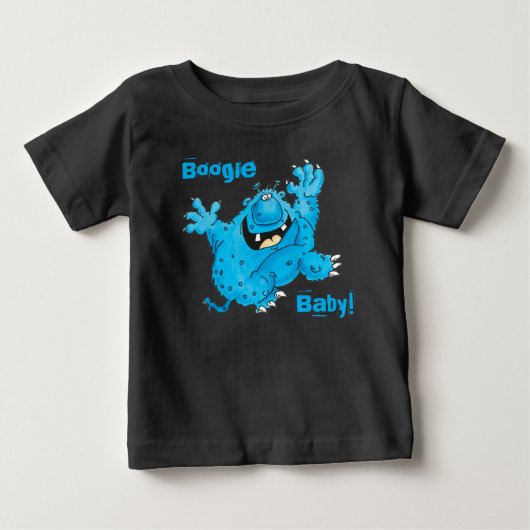 ブーギーオンダウンモンスターベビー ベビーTシャツ (正面)
