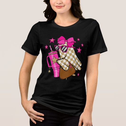 ブーギー幽霊の楽しいハロウィンTシャツ トライブレンドＴシャツ (正面)