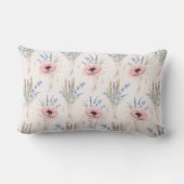 ブークスオブラベンダープロヴァンスフローラ装飾用クッション ランバークッション (裏面)