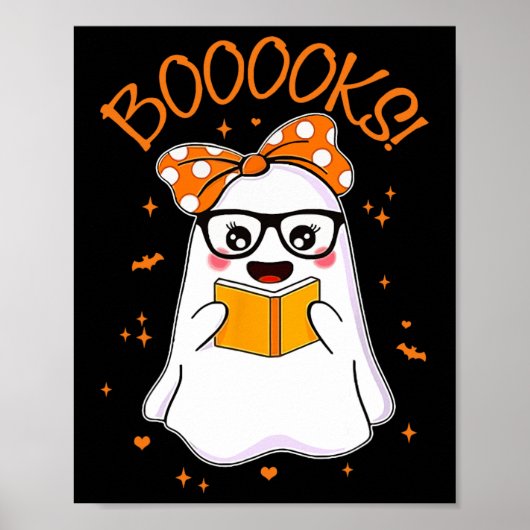 ブークス幽霊ハロウィーン女子先生図書室 ポスター (正面)