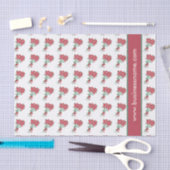 ブークズオブレッドローズカスタム文字 薄葉紙 (クラフト)