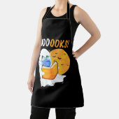ブークハロウィン読幽霊の本と着用 エプロン (インサイチュ)