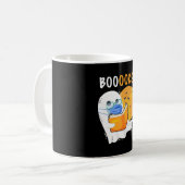 ブークハロウィン読幽霊の本と着用 コーヒーマグカップ (正面左)