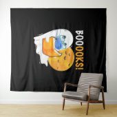 ブークハロウィン読幽霊の本と着用 タペストリー (インサイチュ(横))