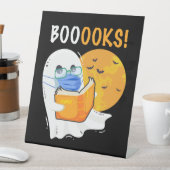 ブークハロウィン読幽霊の本と着用 台座サイン (インサイチュ)