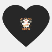 ブークルーおもしろい幽霊不気味ハロウィーンナースT-Shir ハートシール (正面)