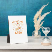 ブークルーおもしろい幽霊不気味ハロウィーンナースT-Shir フォトプラーク (側面)