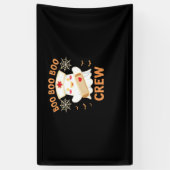 ブークルーおもしろい幽霊不気味ハロウィーンナースT-Shir 横断幕 (縦)