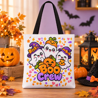 ブークルーのかわいいハロウィントートバッグ トートバッグ