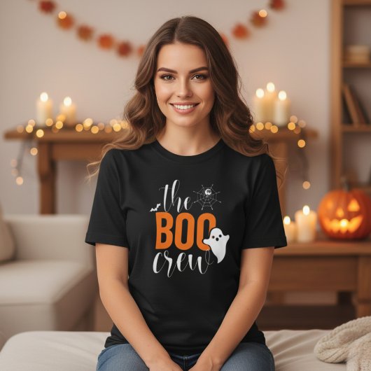 ブークルーオレンジとブラックハロウィーン家族 Tシャツ