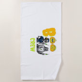 ブークルークラシックのTシャツ ビーチタオル (正面)