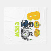 ブークルークラシックのTシャツ フリースブランケット (正面(横))