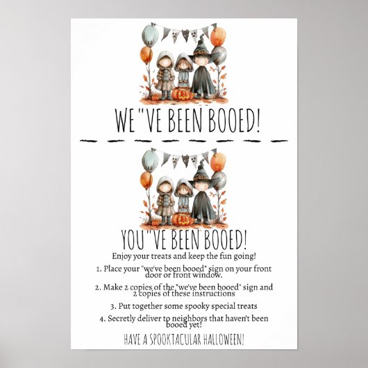 ブークルーサプライズ – ハロウィーンゲーム ポスター (正面)