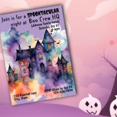 ブークルーズホッ幽霊のよく出るトハウスハロウィーン 招待状