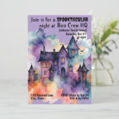 ブークルーズホッ幽霊のよく出るトハウスハロウィーン 招待状 (スタンド正面)