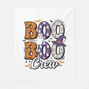 ブークルーナースハロウィン ヴィンテージTシャツデザイン_1 フリースブランケット