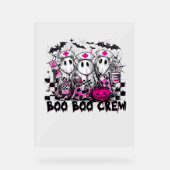 ブークルーハロウィンクラシックナースTシャツ アクリルサイン (正面)