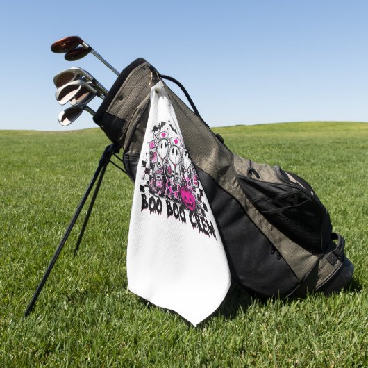 ブークルーハロウィンクラシックナースTシャツ ゴルフタオル (グリーン)