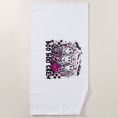 ブークルーハロウィンクラシックナースTシャツ ビーチタオル (正面)