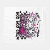 ブークルーハロウィンクラシックナースTシャツ フリースブランケット (正面(横))