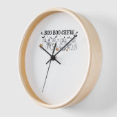 ブークルーハロウィンクラシックTシャツ 壁時計 (傾斜)