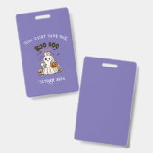 ブークルーハロウィンバッジナース バッジ (正面＆裏面)