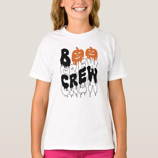 ブークルーハロウィンマッチングファミリーガールズ Tシャツ (正面)