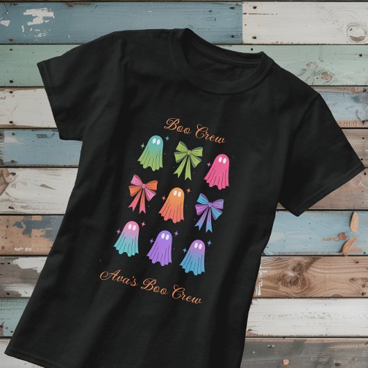 ブークルーファミリー幽霊パーソナライズされたギフト Tシャツ