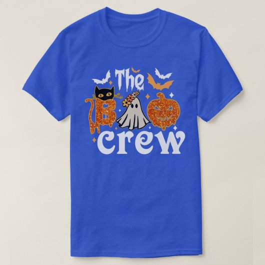 ブークルーヴー溝深いカボチャと猫ファミリーはハロー Tシャツ (デザイン正面)