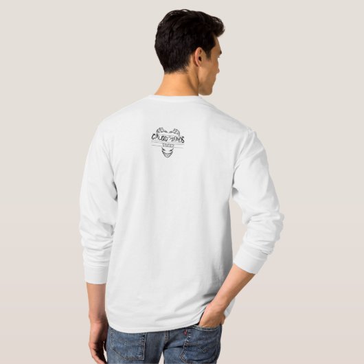 ブークルー会員ロングスリーブTシャツ メンズ Tシャツ (裏面フル)